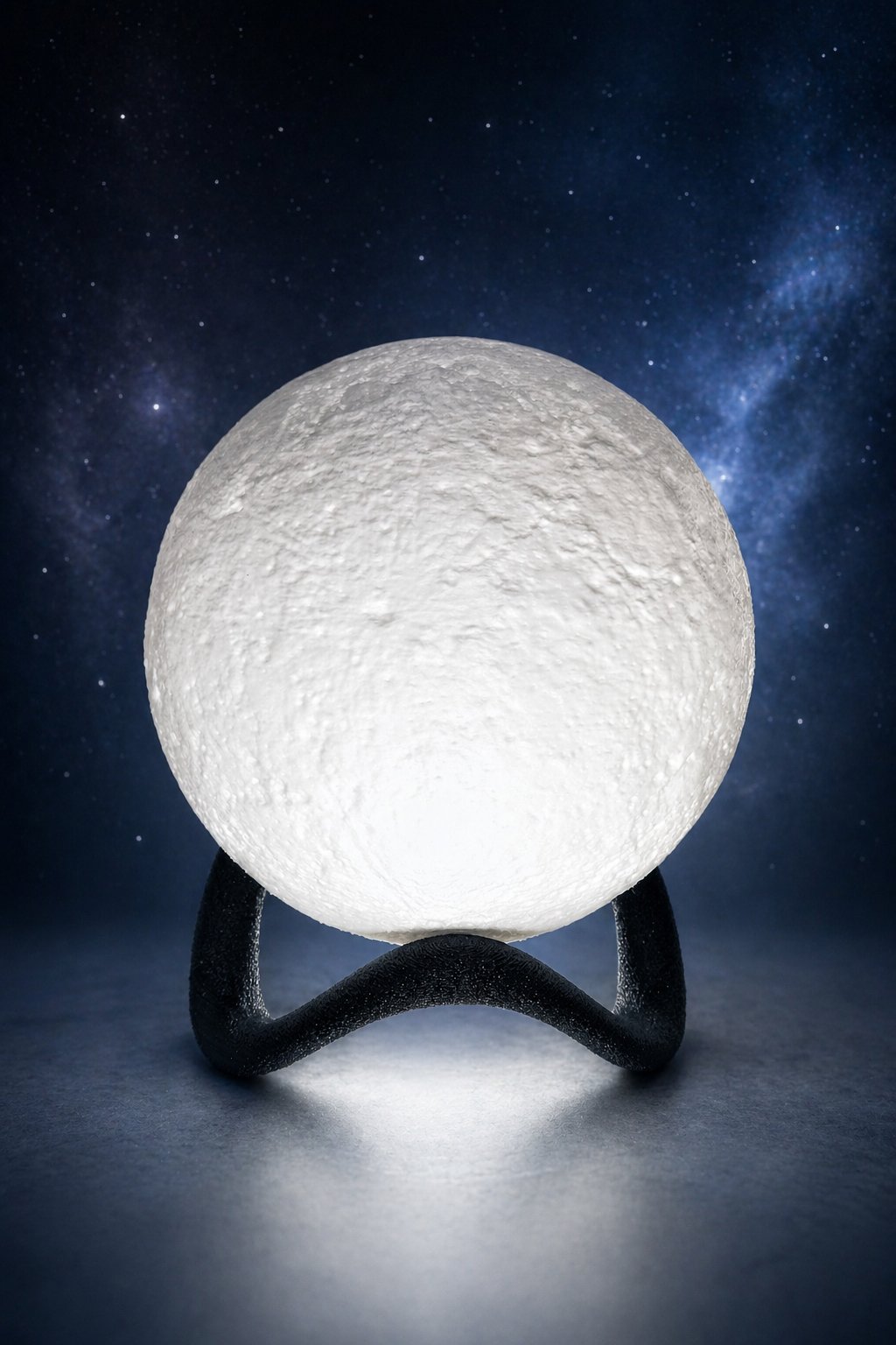 3D printed moon lamp