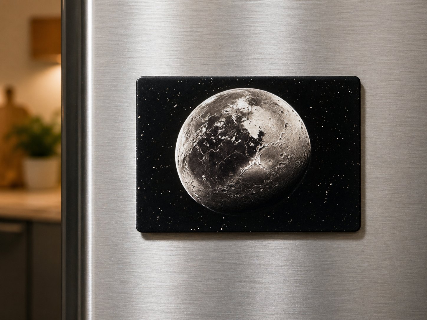 UV printed moon magnet